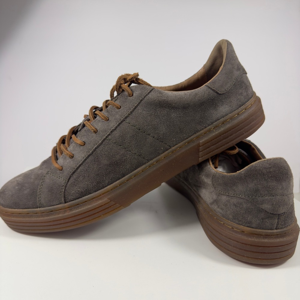 Johnston & Murphy J&M 1850 Allister Sneaker Men's 10M Gray Suede